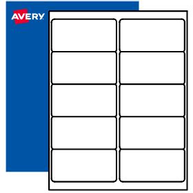 Avery 4x2 Label Template